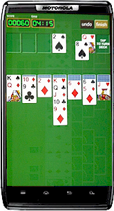 Playing Solitaire on android phone Playing Solitaire on android phone